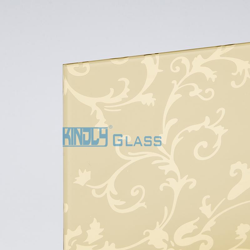 24K Gold Coated Jacquard Glass B